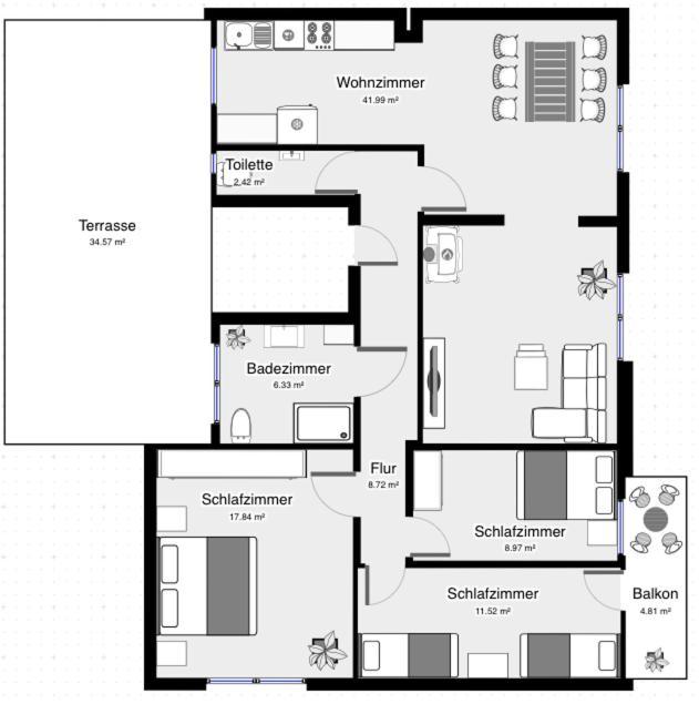 Ferienwohnung Auszeit Zwiefalten Eksteriør billede